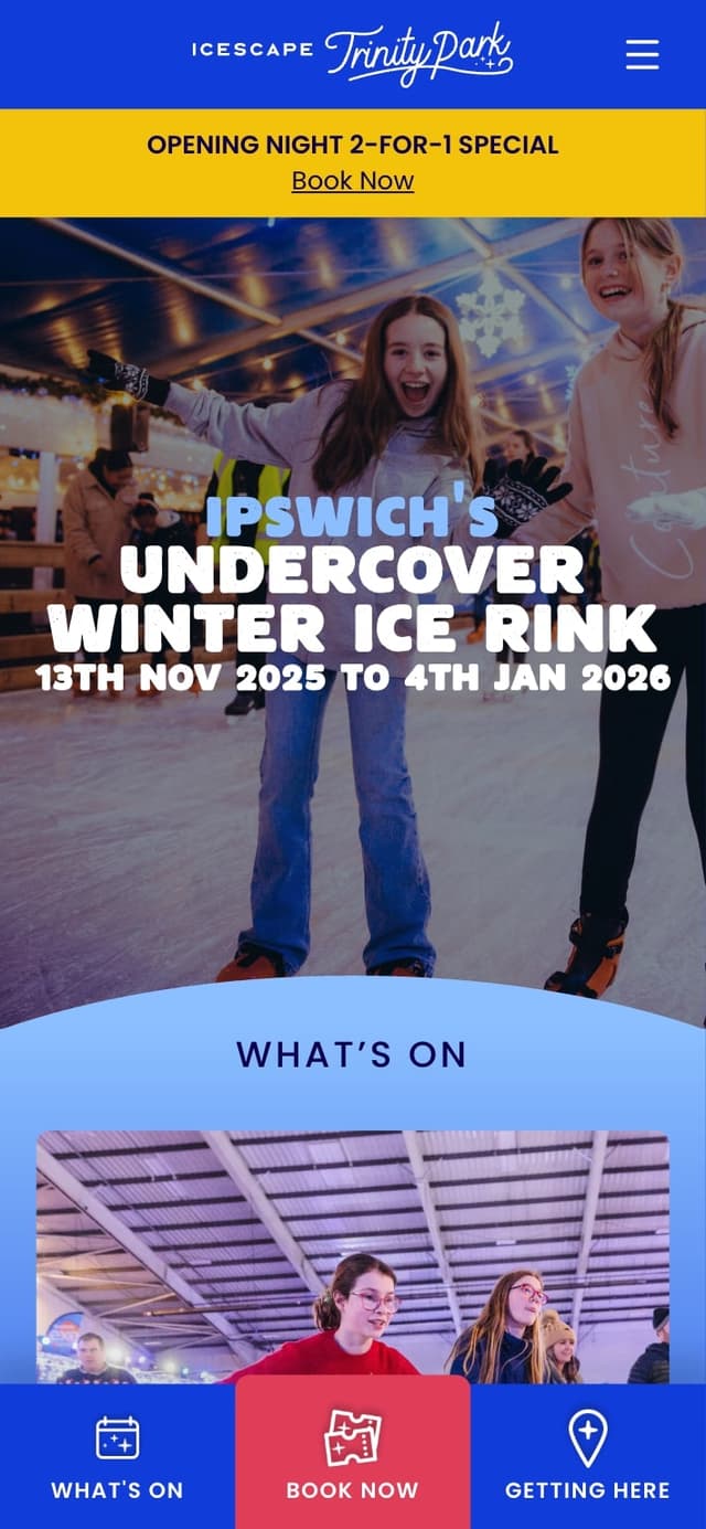 Icescape mobile view